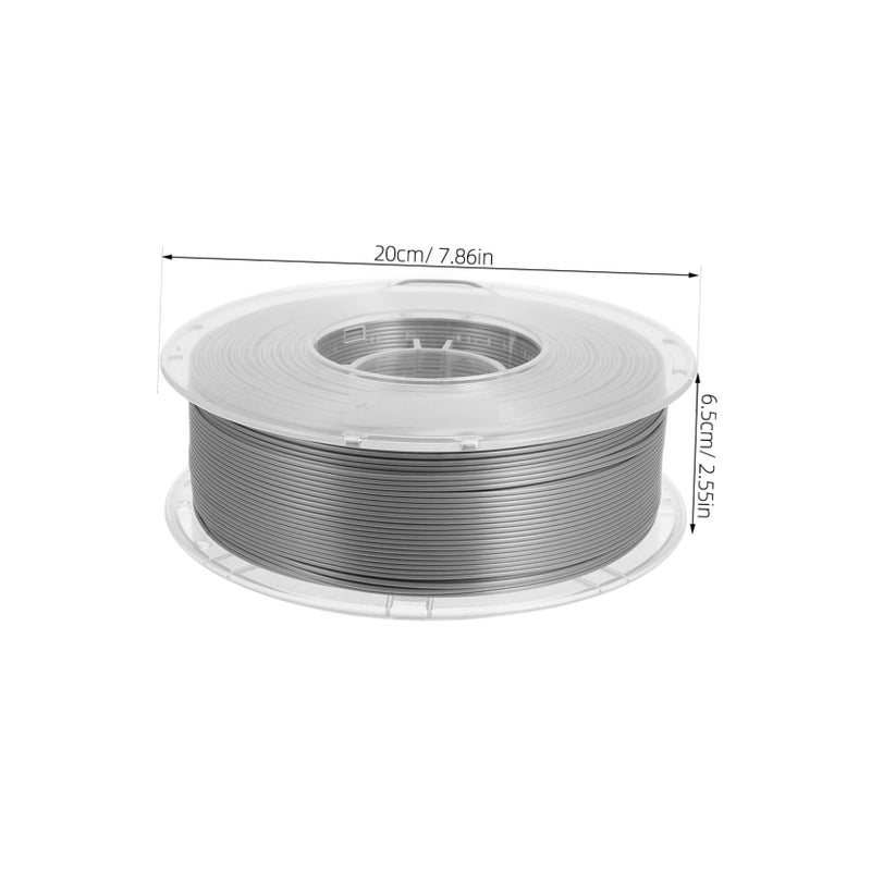 Silver 3D Printer Filament 1 Roll Printing Consumable Material - Image 3