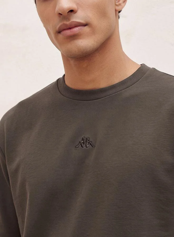 Kappa BROWN Kappa 2-Way Stretch Logo T-shirt for Men | Best Price UAE