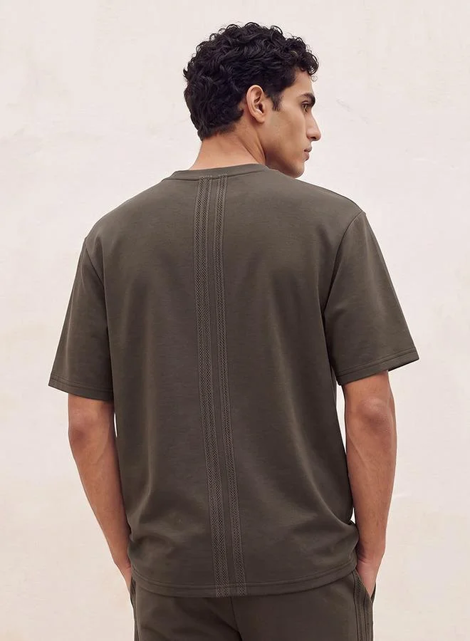 Kappa BROWN Kappa 2-Way Stretch Logo T-shirt for Men | Best Price UAE