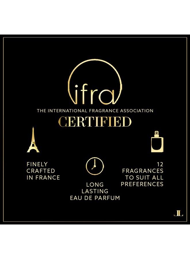 Liberty عطر أود جولد إنتنس الجديد الفاخر للرجال والنساء (100 مل/3.4 أونصة) بخاخ، مصنوع في فرنسا، نغمات خشبية، يدوم طويلاً - حتى 3 أيام.