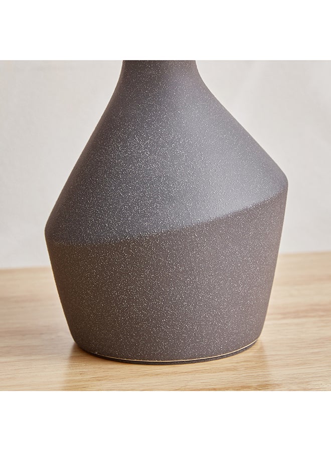Home Box Novalie Ceramic Table Lamp with Linen Shade 19 x 37.5 x 19 cm  - Image 4