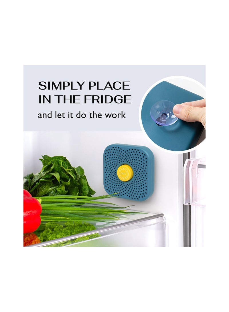 كابتن تيك Fridge Deodorizer, Activated Charcoal Odor Absorber, Fridge And Freezer Air Freshener, Natural Smell, Moisture & Odor Absorber, Strong Odor Eliminator for Fridge, Room, Pet, Shoe, Wardrobe (White)  - Image 5