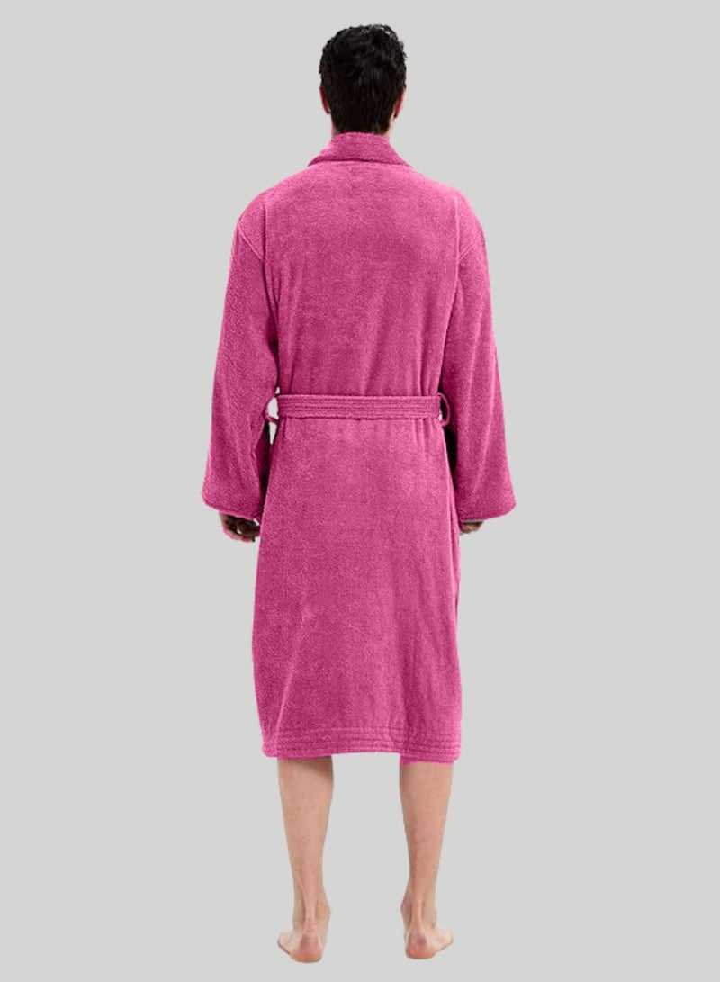 بانوتيكس رداء حمام من القطن المصري الخالص للرجال والنساء، متعدد المقاسات، مع جيوب جانبية ورباط - Image 2