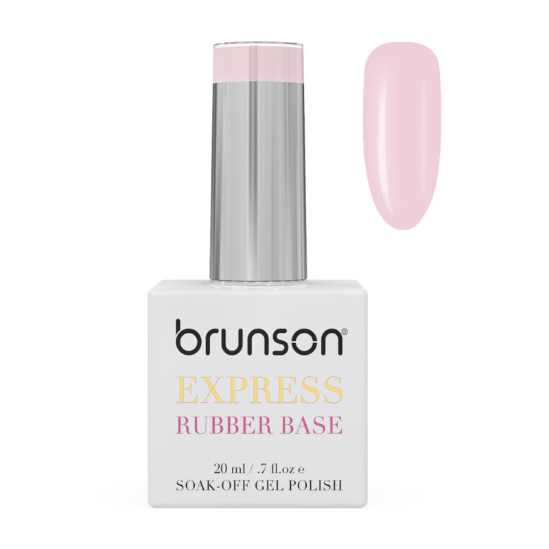 brunson TPO free Rubber Base Gel polish 20ml Soak Off Base Coat for Nail Strengthening Long Lasting Gel Polish Base for Chip Free Shine Brittle Nails UV Rubber base Russian manicure Non Yellowing salon manicure - Image 1