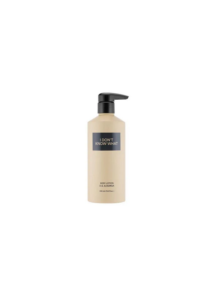 D.S. & DURGA D.S. & Durga I Don't Know What Body Lotion moisturizing body lotion 400ml 