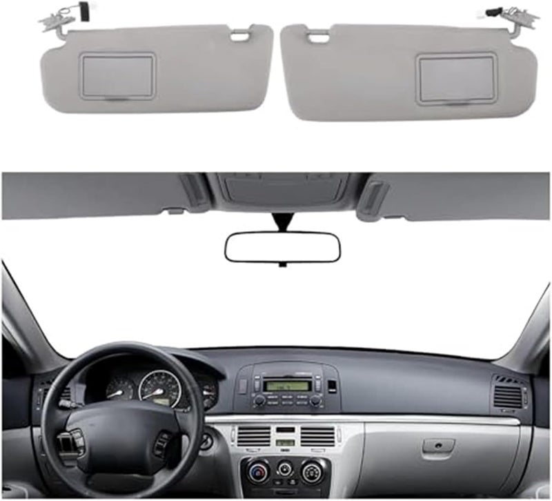 Wivplex Gray Sunvisor for Hyundai Sonata 2006-2008 - Image 5