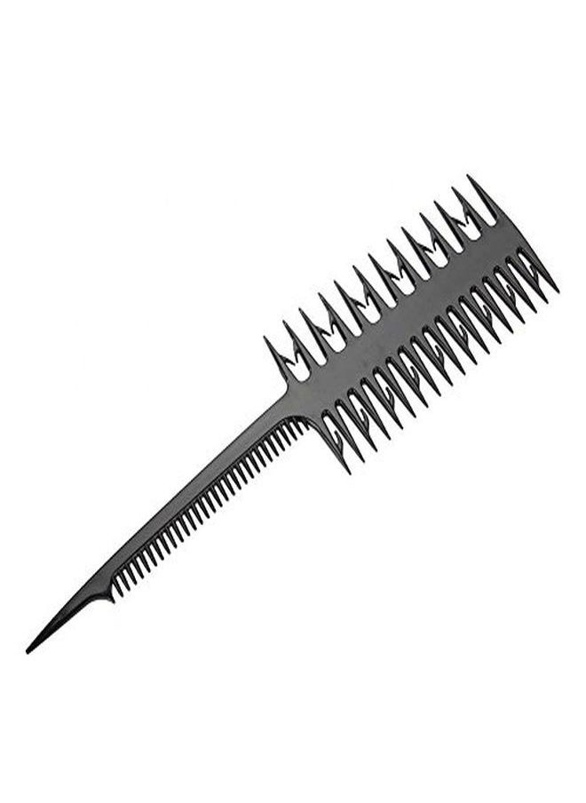 Semme Highlighting Comb, Double-Sided Comb Dyed Hair Comb For Diy Hair Style Salon Bath  - Image 4