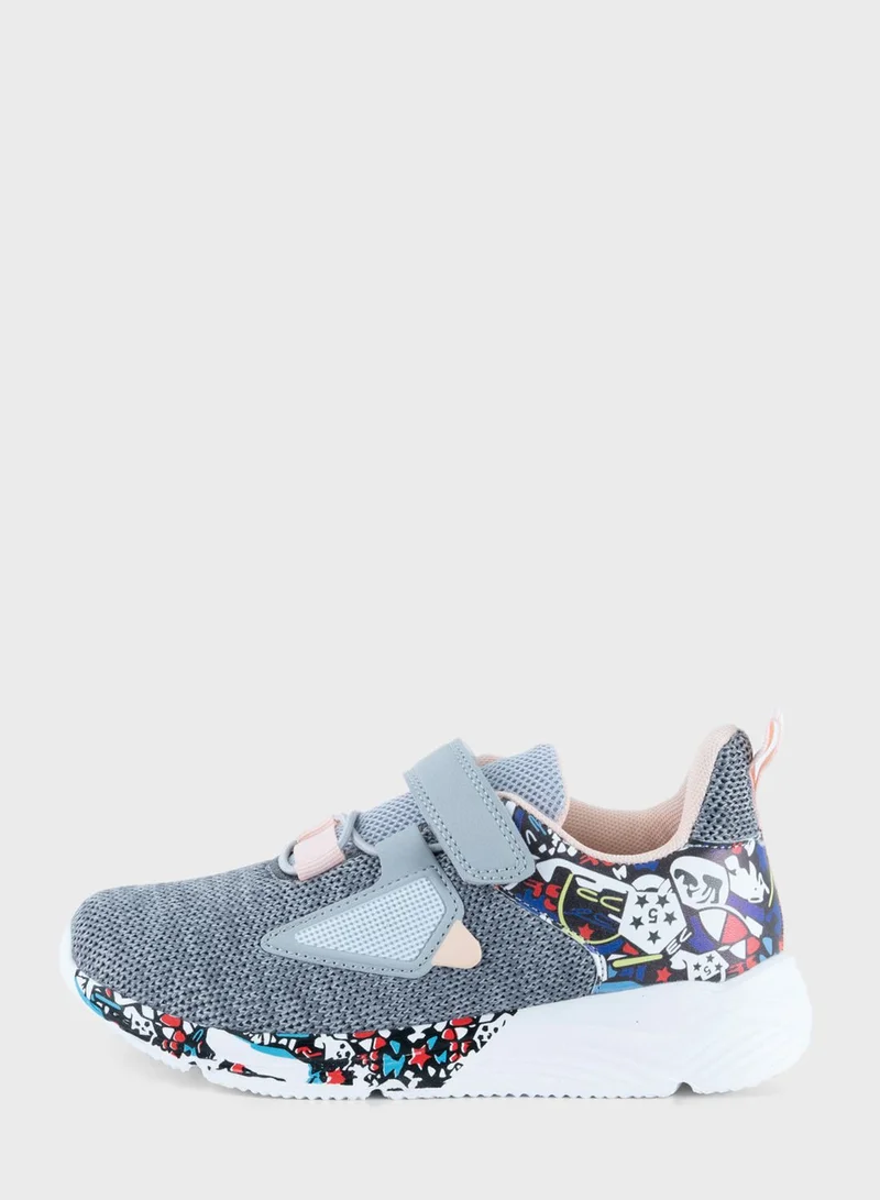 JUST KIDS BRANDS Kids Mila Velcro Sneaker