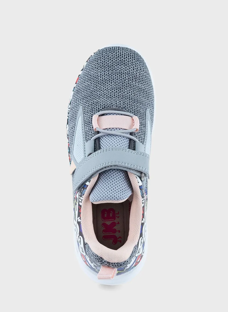 JUST KIDS BRANDS Kids Mila Velcro Sneaker