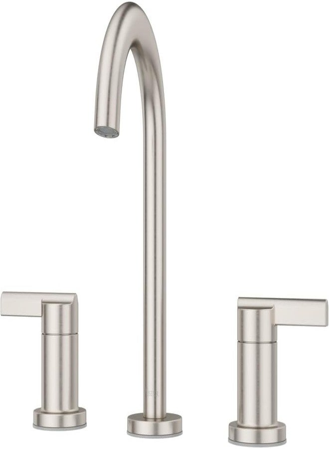 Pfister LG49-BI0K Pfister LG49-BI0 Brislin 1.2 GPM Widespread Bathroom Faucet with Pop-Up Drain Assembly - Image 1