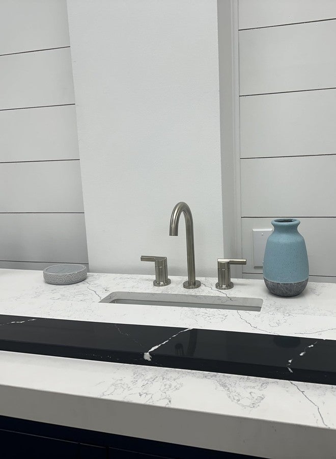 Pfister LG49-BI0K Pfister LG49-BI0 Brislin 1.2 GPM Widespread Bathroom Faucet with Pop-Up Drain Assembly - Image 5