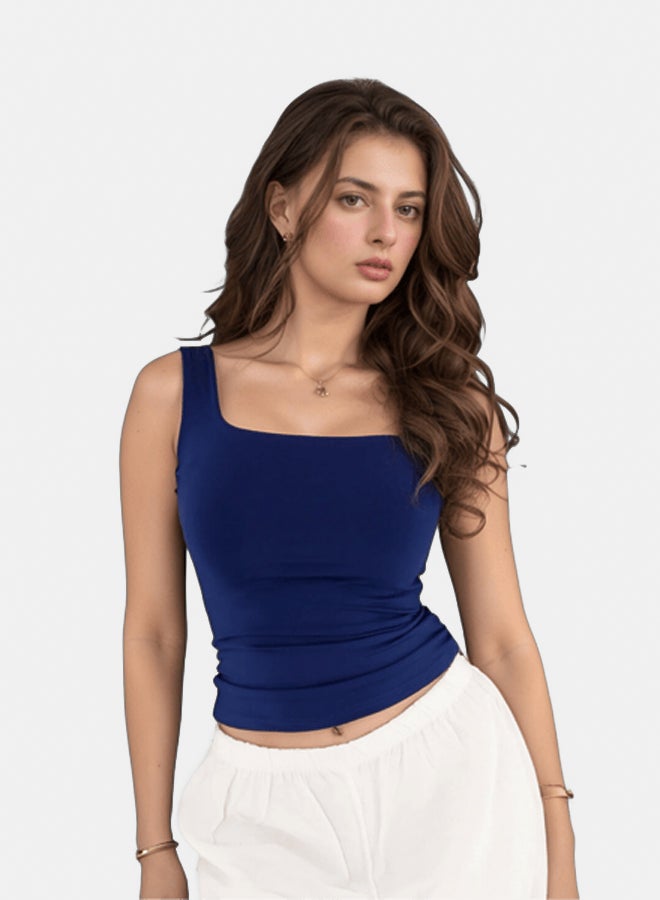 LAVEX Women 2Look Square Neck Top - Image 1