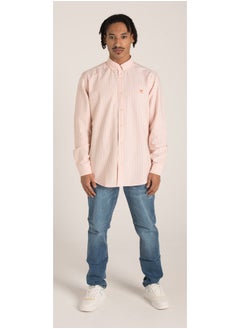 Long Sleeves Casual Striped Sh