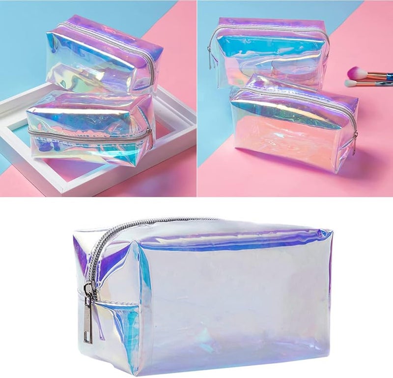 Travel Toiletry Bag Cosmetic Organizer Makeup Storage Bag TPU Material Waterproof - Image 2