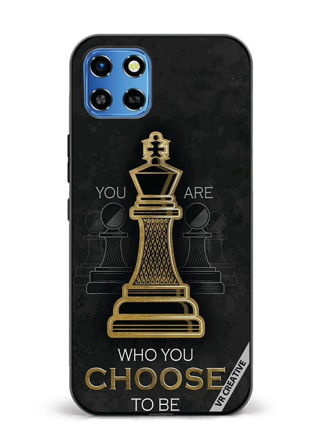 VR CREATIVE Protective Case Cover For Infinix Smart 6 HD You Are Who You Choose To Be Design Multicolour - Image 1