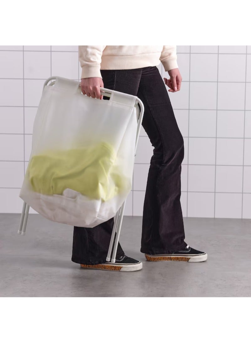 Jall Laundry bag with stand white 50L - Image 2