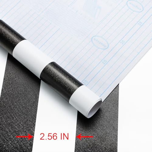 Erfoni Stripe Peel and Stick Wallpaper Black and White Stripe Self Adhesive Wallpaper Modern DIY Waterproof Contact Paper 118"x17.7" Removable Wall Paper Decorative for Aceent Wall Cabinets Vinyl Roll - Image 5