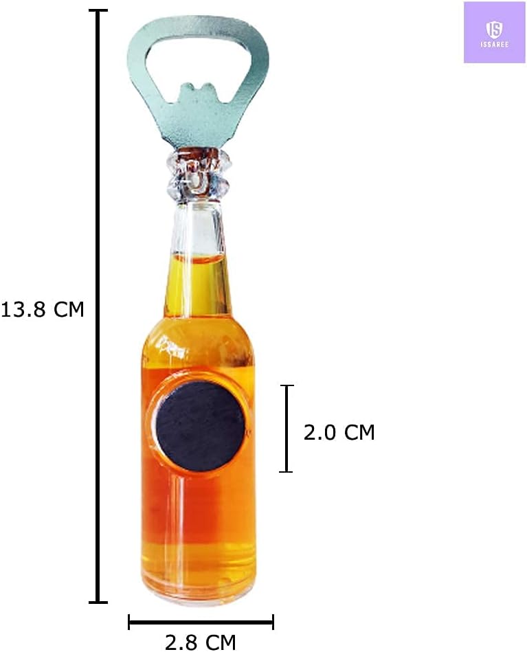 ISSAREE Magnetic Beer Bottle Opener Figure Beer Bottle Bar Refrigerator Decor Unique Birthday Gifts Collection (Corona Extra) - Image 1