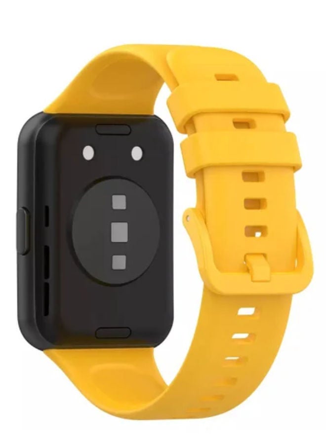 SHOPI Huawei Watch Fit 2 Soft Waterproof sport Silicone Watch Band Wristwatch Strap Bracelet Belt  - Image 1