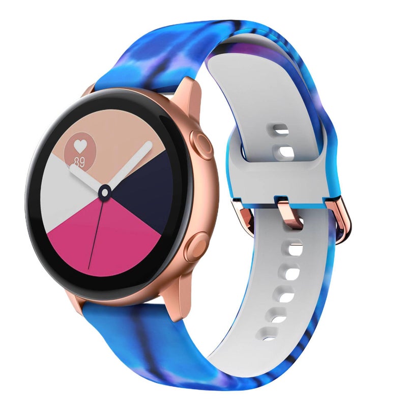 سوار ساعة ذكية رياضي من السيليكون متوافق باللون أسود قابل للتعديل مع Samsung Galaxy Watch 44/45/47mm بملاءمة قابلة للتعديل وحزام ناعم للاستبدال اليومي - Image 3