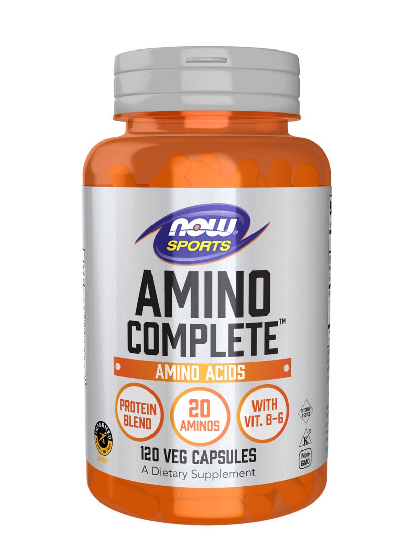 now Sports Amino Complete, Amino Acids, 120 Veg Capsules
