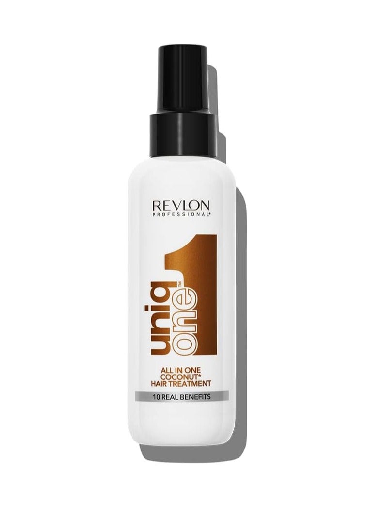 Revlon Professional UNIQONE COCO HAIR TREATMENT Leave In Hair Treatment Hair Treatment Coconut Fragrance 150 ml - Image 1