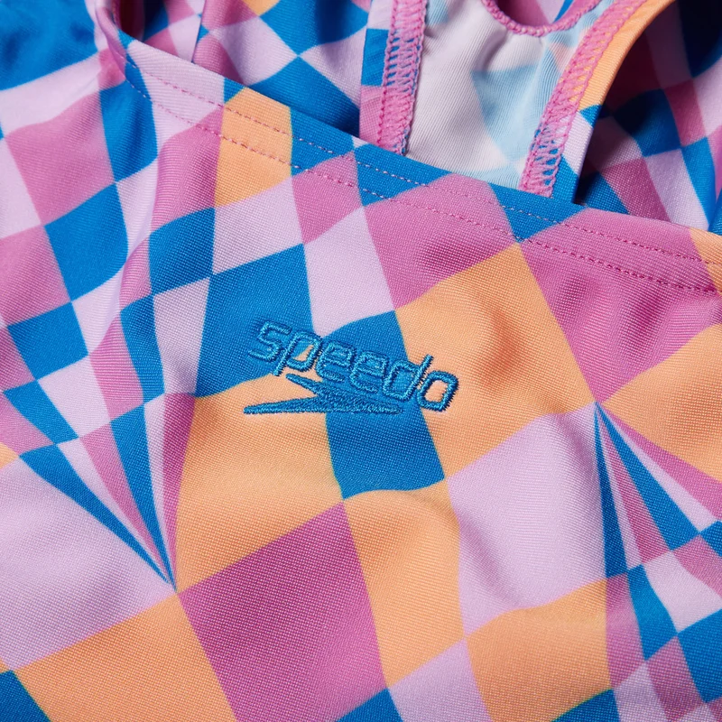 speedo Kids' Printed Medalist Swimsuit