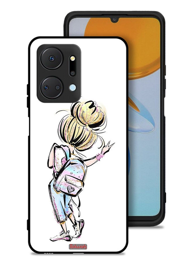 Tolwak Honor X7a Protective Case Cover Back To School Girl Art - Image 1