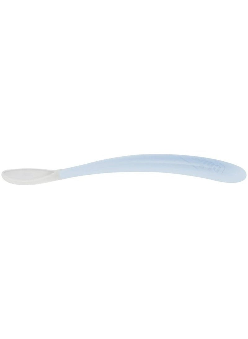 Chicco Take Eat Easy Softly Spoon 6m+ Blue - Image 2