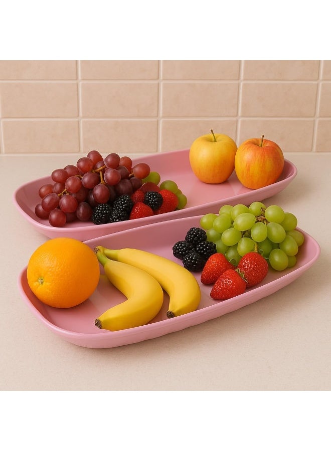 BS B&S UB Oval Tray 1.3L | Durable Multi-Purpose Plastic Serving Tray - Image 1