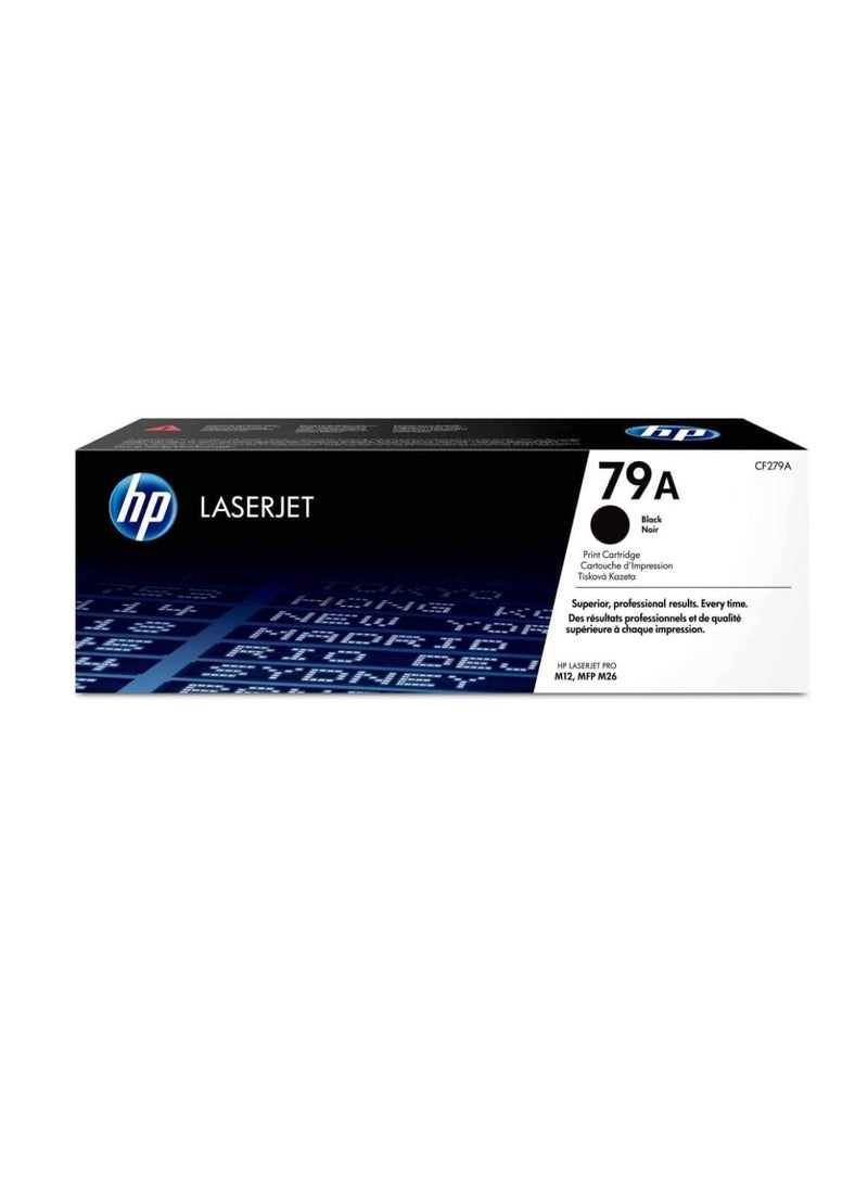 HP خرطوشة حبر HP 79A LaserJet الأصلية باللون الأسود - CF279A - Image 2