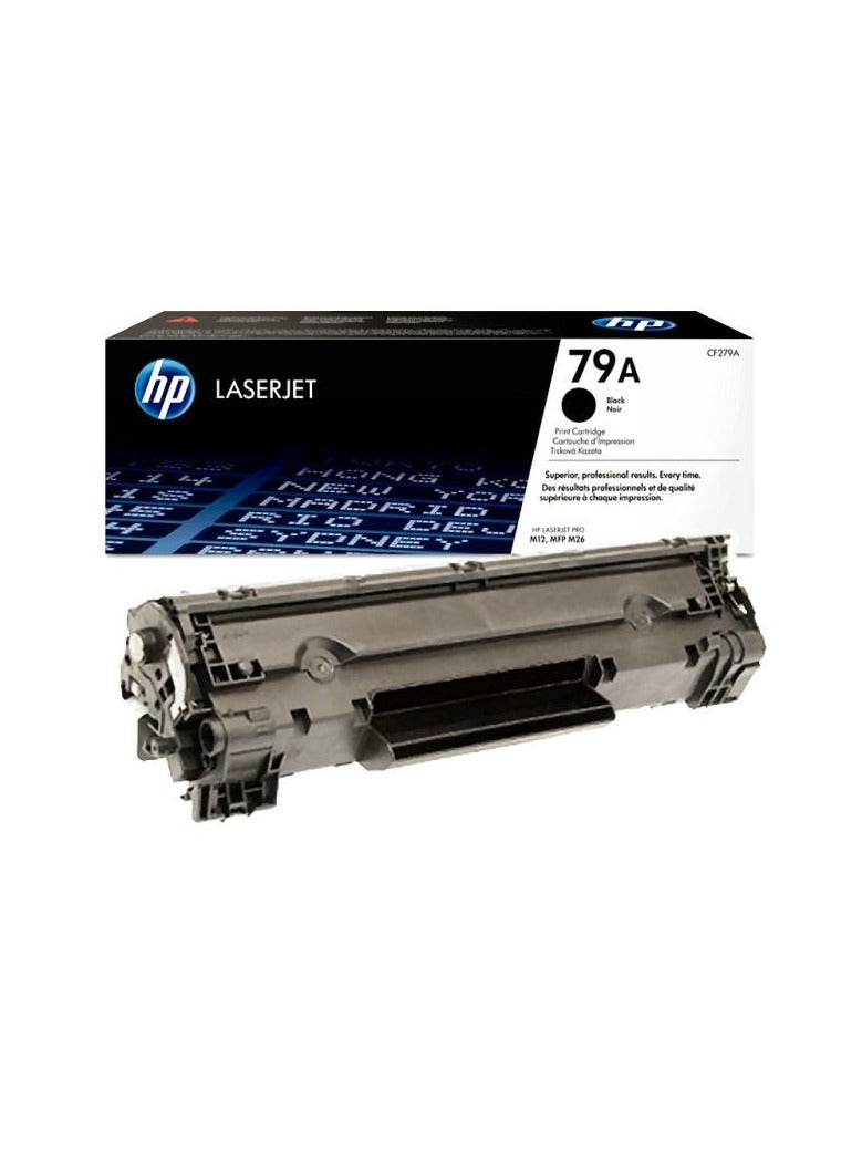 HP خرطوشة حبر HP 79A LaserJet الأصلية باللون الأسود - CF279A - Image 1