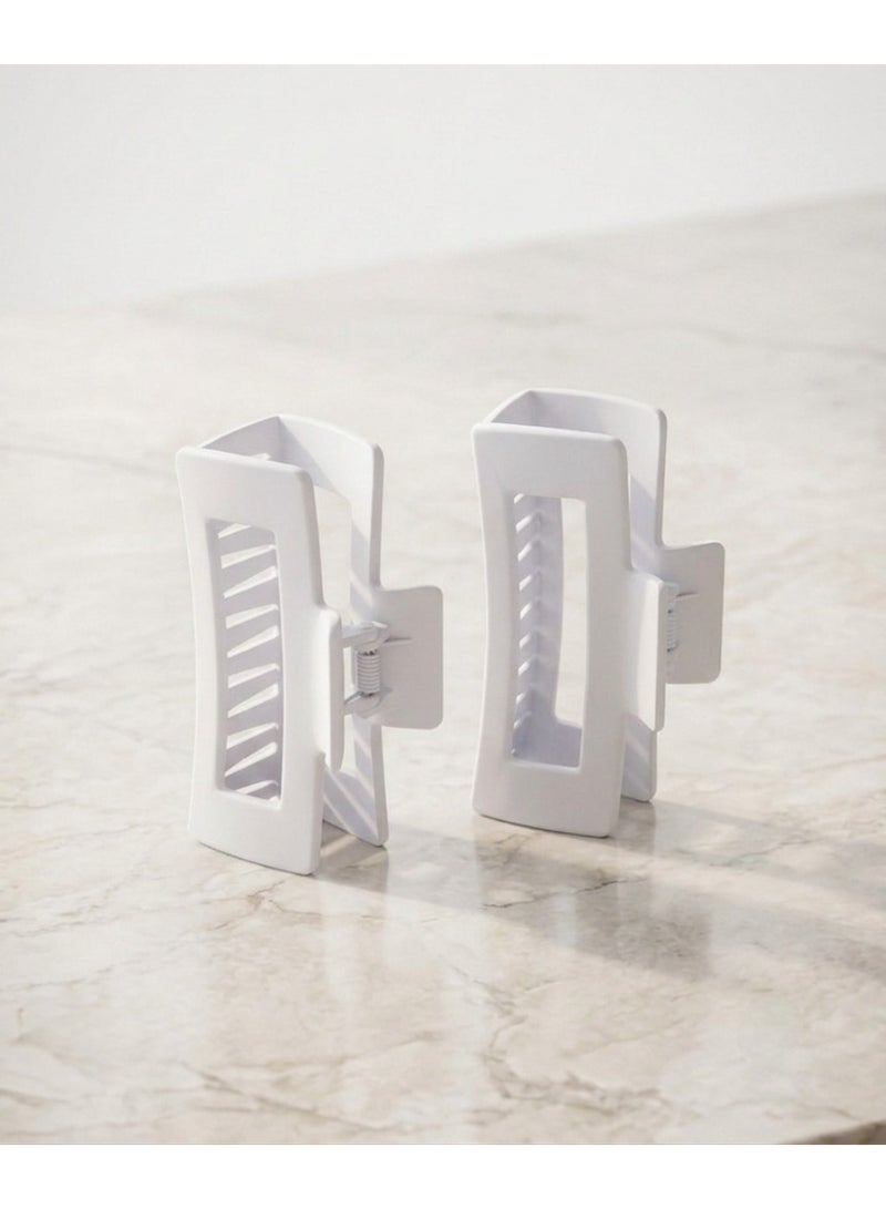 2 Stylish Women's Hair Clips - Anti-slip hair accessories with a strong hold, featuring fashionable designs - Image 2