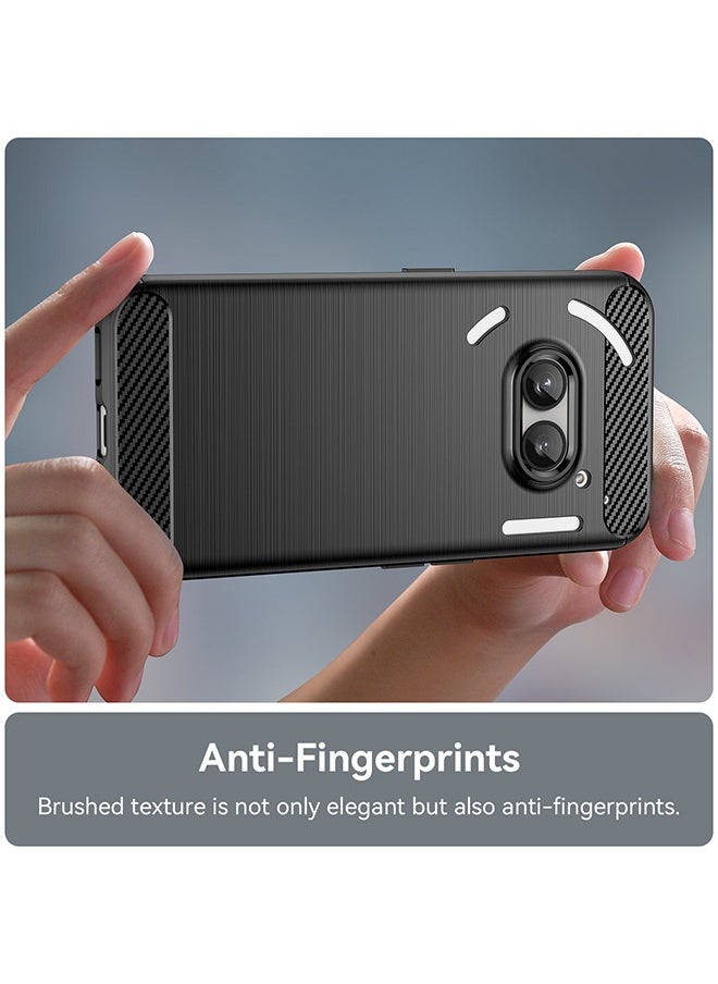 SNBFA Nothing Phone 2A Case Cover with Soft TPU Carbon Fiber Texture Anti-Scratch Shockproof Slim Anti-Drop Bumper Back Cover Comfortable Touch shell Phone Accessory for Nothing Phone 2A 5G  - Image 4