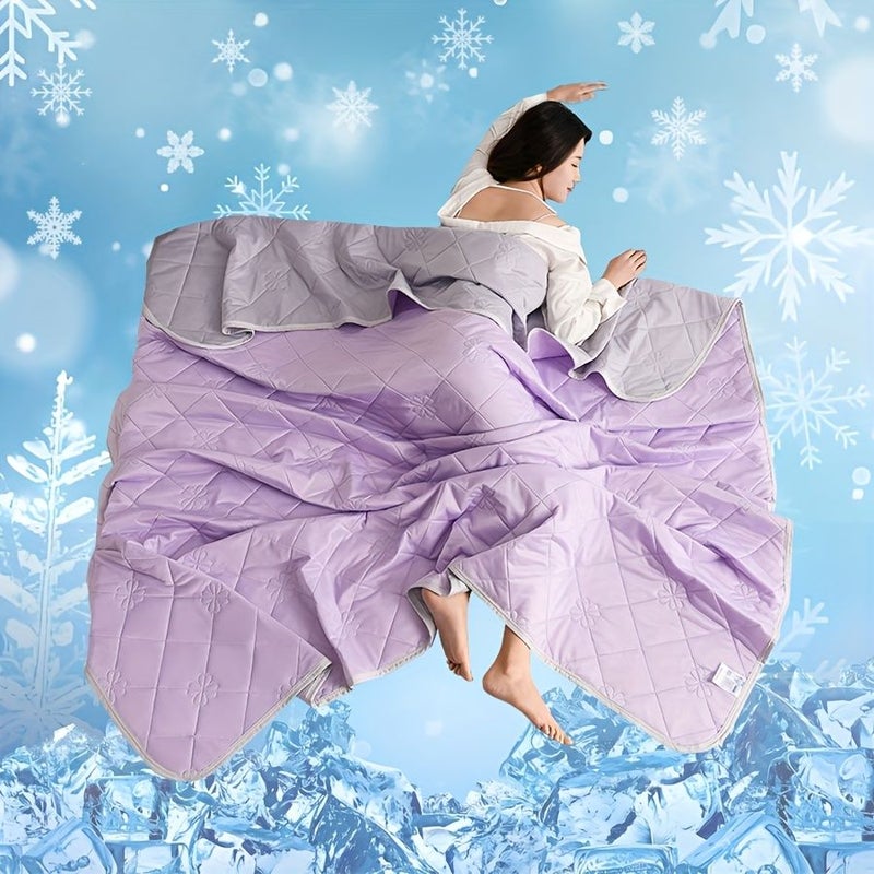 Cool Summer Quilt Thin Breathable Blanket Bean Paste Machine Washable Cool Sleeping - Image 4