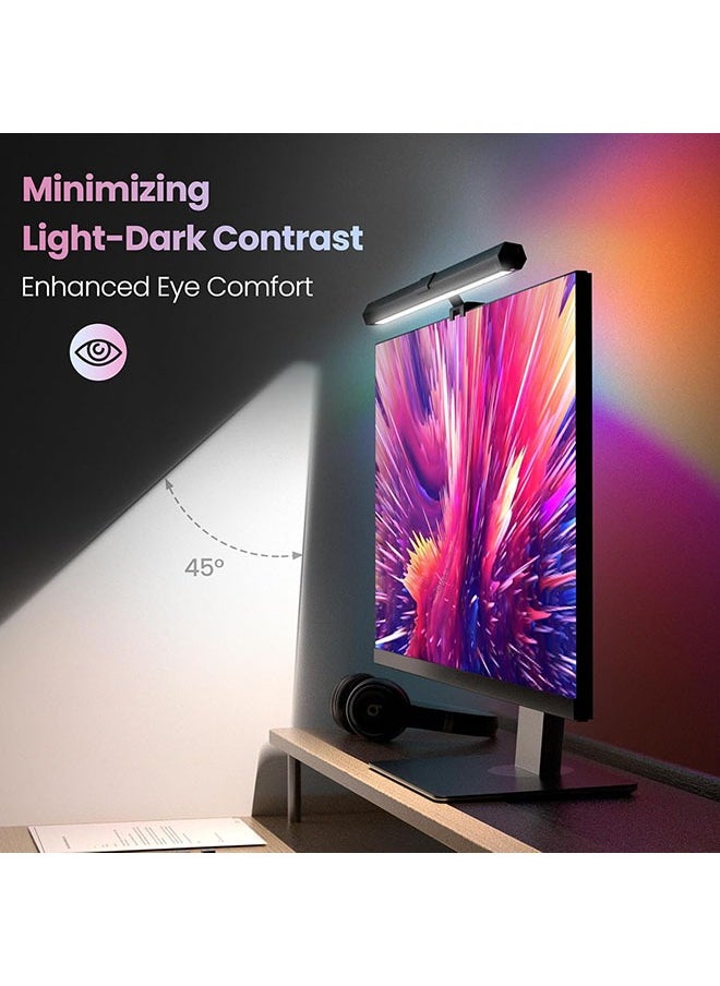 TUNKE TUNKE Computer Monitor Lamp with RGB Backlight, 40cm Monitor Light bar with Dimmer and Color Temperature, LED Touch Control Gaming Screen Light No Screen Glare and Eye Protection for Home Office  - Image 3