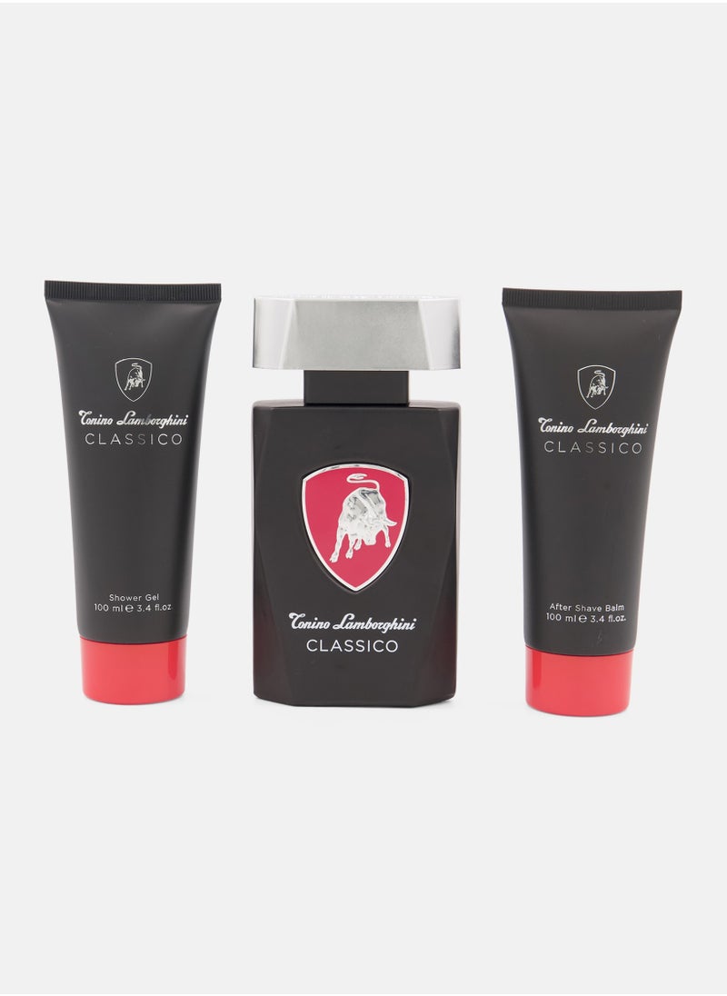 Tonino Lamborghini Tonino Lamborghini Classico M EDT 125 Ml+Shower Gel 100 Ml+After Shave 100 Ml Set  - Image 2