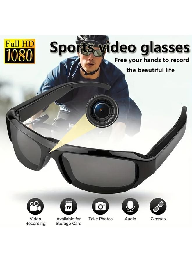 Smart Audio Video Glasses 1080P DVR Recorder With 64GB Memory Card For Outdoor Sports - Image 2