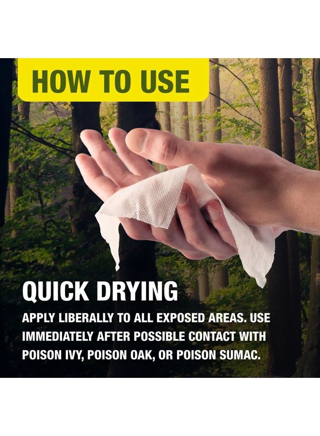 coretex Ivy X Post Contact Poison Ivy Treatment Wipes - Pack of 25 Single-Use Wipes - Helps to Poison Ivy, Poison Oak, & Poison Sumac Oils From Skin That Causes Itchy Rashes - Image 4