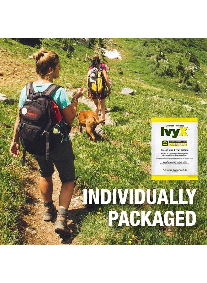 coretex Ivy X Post Contact Poison Ivy Treatment Wipes - Pack of 25 Single-Use Wipes - Helps to Poison Ivy, Poison Oak, & Poison Sumac Oils From Skin That Causes Itchy Rashes - Image 5
