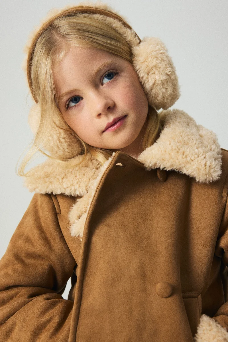 اتش اند ام معطف مبطن بفرو منفوش