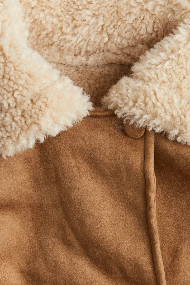 اتش اند ام معطف مبطن بفرو منفوش