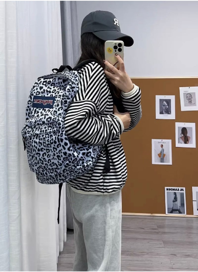 JANSPORT - 【School season】Classic colorful school bag, computer compartment, must-have for students, back-to-school travel bag, laptop bag - Image 1