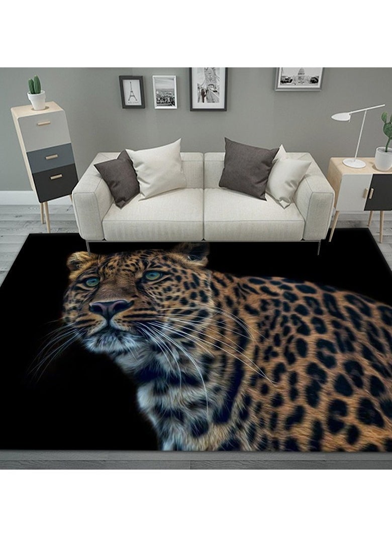 Loquat Squality Polyester Fiber 3D Visual Living Room Coffee Table Carpet 