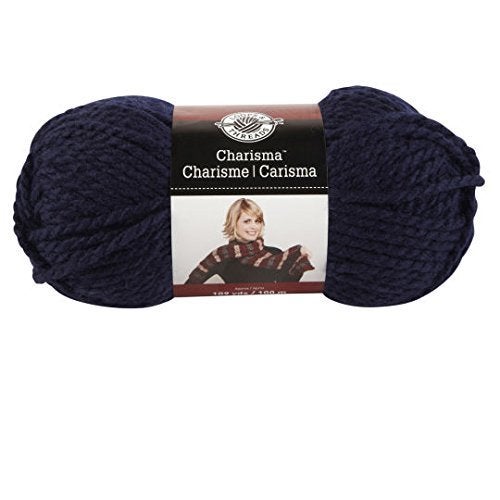 Charisma Loops & Threads Charisma Yarn, 1 Ball, Dark Blue, 3.5 Ounces - Image 3