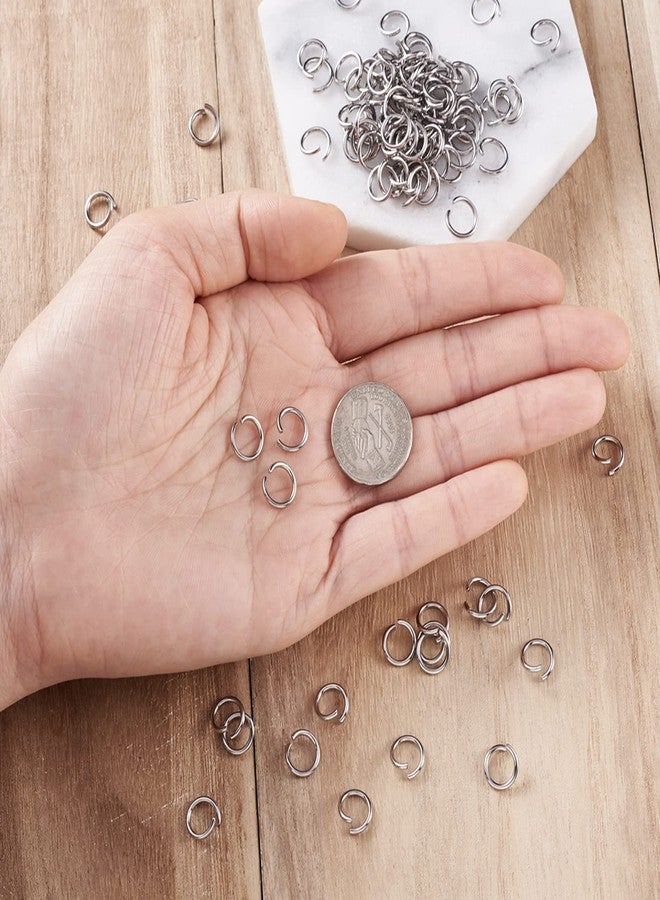 KISSITTY 1000Pcs 9mm Stainless Steel Open Jump Rings 1.2mm Thickness Round Ring Connectors Chainmail Making Jewelry Findings - Image 4
