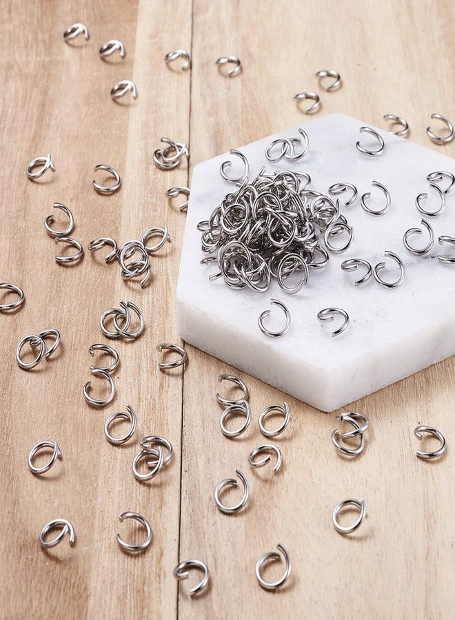 KISSITTY 1000Pcs 9mm Stainless Steel Open Jump Rings 1.2mm Thickness Round Ring Connectors Chainmail Making Jewelry Findings - Image 3