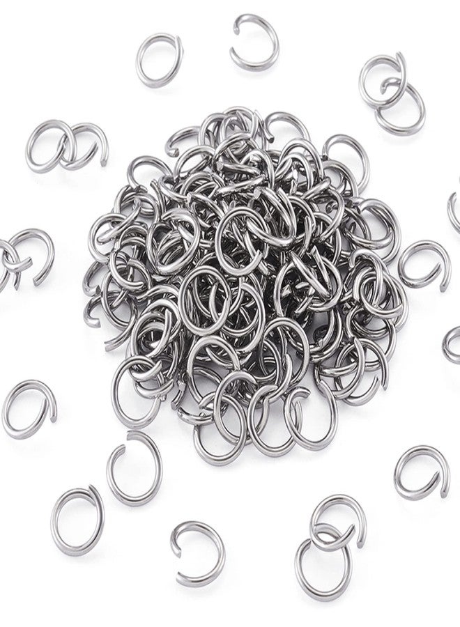 KISSITTY 1000Pcs 9mm Stainless Steel Open Jump Rings 1.2mm Thickness Round Ring Connectors Chainmail Making Jewelry Findings - Image 1