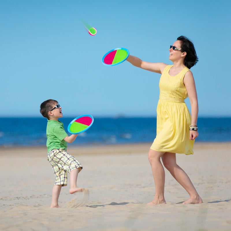 Qrooper Kids Toys Toss and Catch Game Set Beach Toys Pool Toys Outdoor Toys for Kids Ages 4-8, Easter Basket Stuffers, Beach Games, Yard Games for Kids Adults Family Outside Games - Image 5
