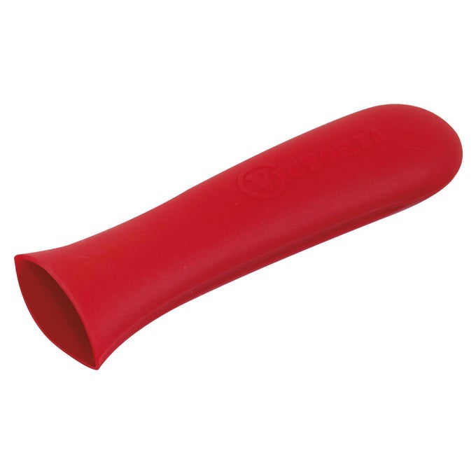 SILICONE HANDLE COVER CUSTOMMADE HANDLE SLEEVE FOR 10 AND 12 INCH CAST IRON SKILLETS LARGE RED